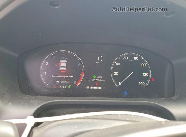 3CZRZ1H34PM717830 2023 HONDA HR-V Gray ხელსაწყოთა პანელის ხედი