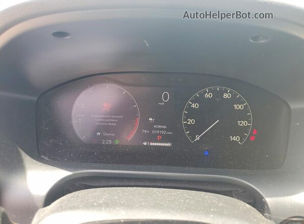 3CZRZ1H34RM739748 2024 HONDA HR-V White Widok zestawu wskaźników