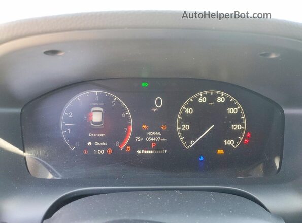 3CZRZ1H34SM705735 2025 HONDA HR-V Серый Вид щитка приборов