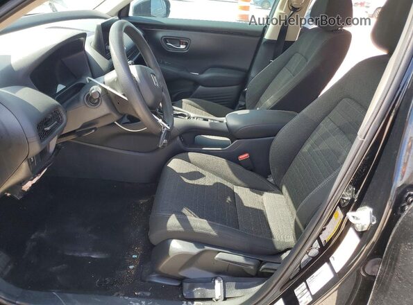 3CZRZ1H35SM754667 2025 HONDA HR-V Black Front interior view