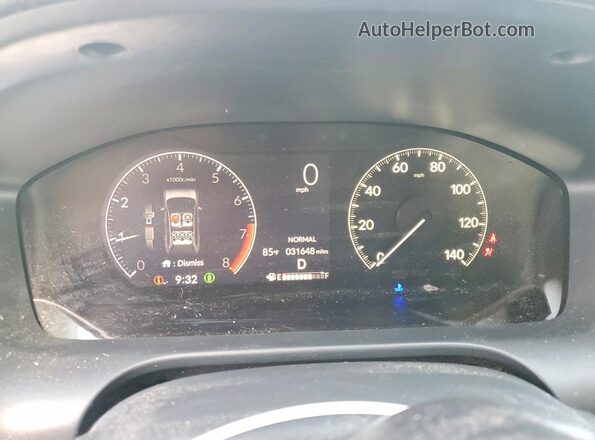 3CZRZ1H36PM744429 2023 HONDA HR-V Black Instrument cluster view