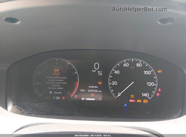 3CZRZ1H36SM720950 2025 HONDA HR-V White Widok tylnych siedzeń