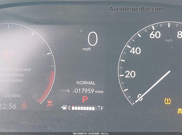 3CZRZ1H36SM742916 2025 HONDA HR-V Gray უკანა სავარძლების ხედი