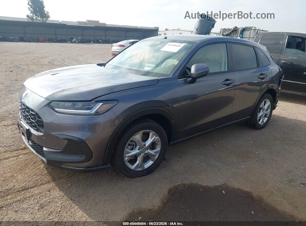 3CZRZ1H3XPM733143 2023 HONDA HR-V Gray Առջևի ձախ երեք քառորդ տեսարան