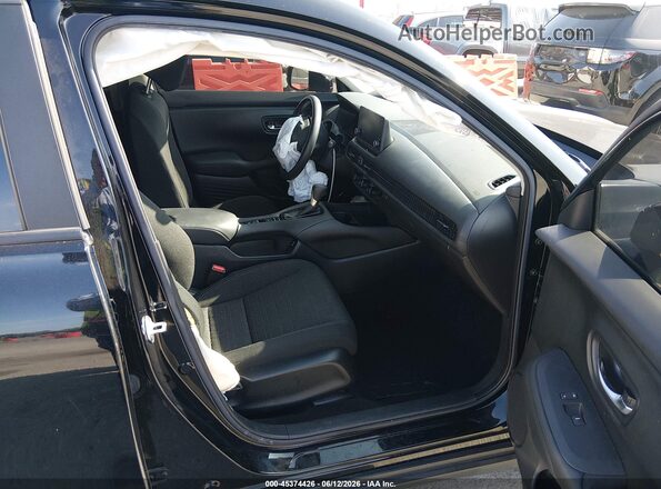 3CZRZ1H3XRM726132 2024 HONDA HR-V Black Widok wnętrza z przodu