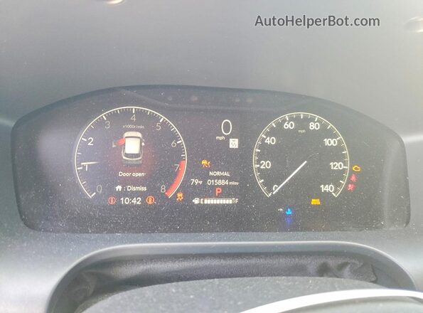 3CZRZ1H3XSM728078 2025 HONDA HR-V White Instrument cluster view