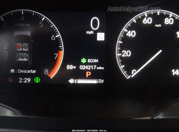 3CZRZ1H3XSM758617 2025 HONDA HR-V Gray Widok tylnych siedzeń