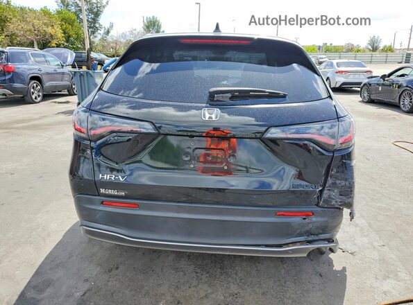 3CZRZ1H50PM729698 2023 HONDA HR-V Black Rear view