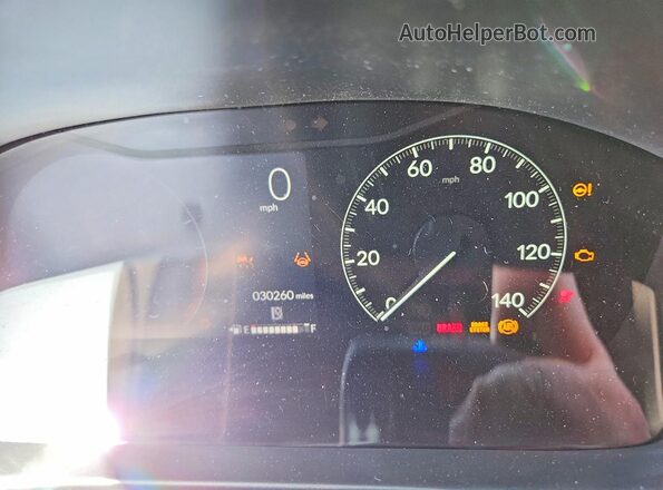 3CZRZ1H50PM731063 2023 HONDA HR-V Red Instrument cluster view