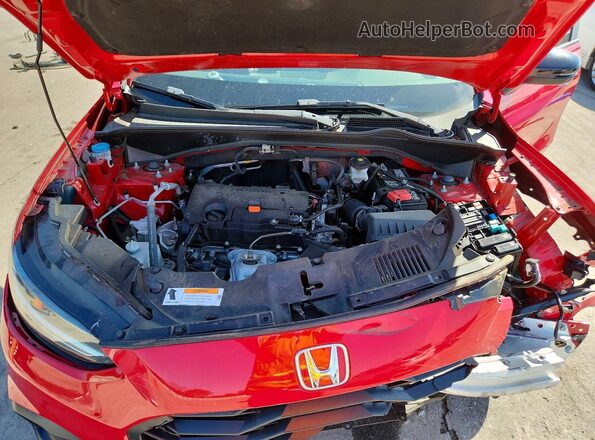 3CZRZ1H50PM731063 2023 HONDA HR-V Red Rear interior view