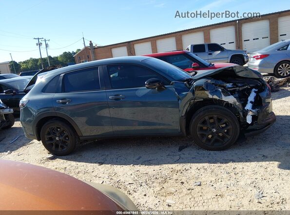 3CZRZ1H52RM753858 2024 HONDA HR-V Teal Rear interior view