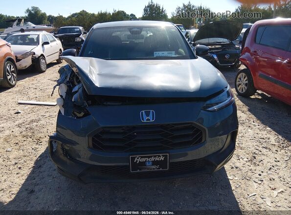 3CZRZ1H52RM753858 2024 HONDA HR-V Teal Instrument cluster view