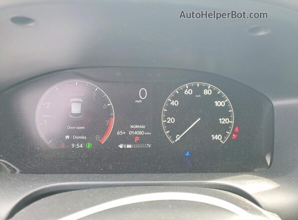 3CZRZ1H52SM752392 2025 HONDA HR-V Gray Instrument cluster view