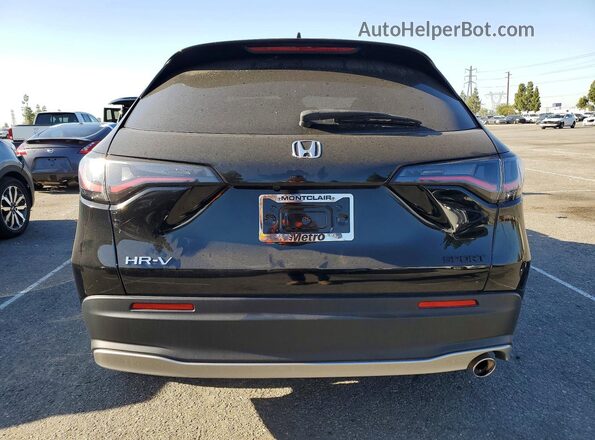 3CZRZ1H53PM717495 2023 HONDA HR-V Black Հետևի տեսք