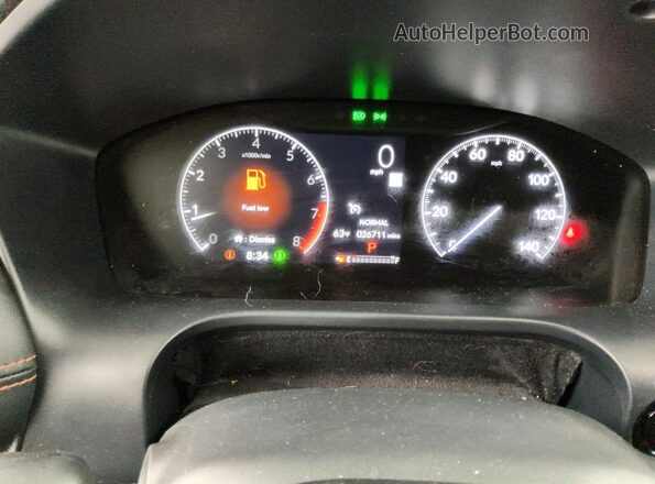 3CZRZ1H53PM721207 2023 HONDA HR-V White Instrument cluster view
