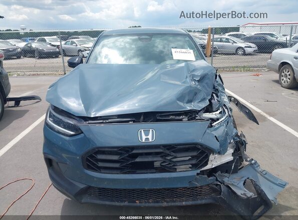 3CZRZ1H54PM713746 2023 HONDA HR-V Light Blue ხელსაწყოთა პანელის ხედი