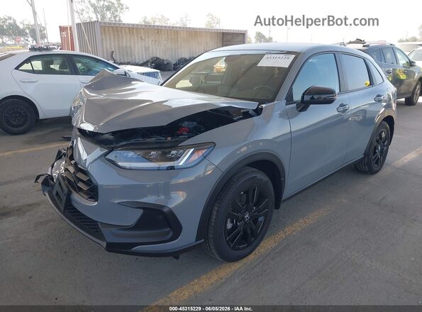 3CZRZ1H54TM712266 2026 HONDA HR-V Gray წინა მარცხენა ხედი სამი მეოთხედიდან