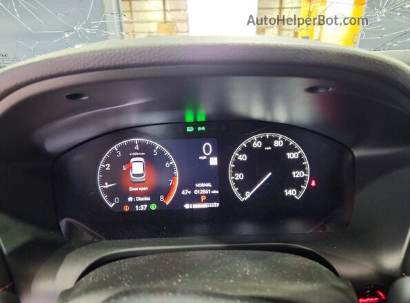 3CZRZ1H56PM745422 2023 HONDA HR-V Серый Вид щитка приборов