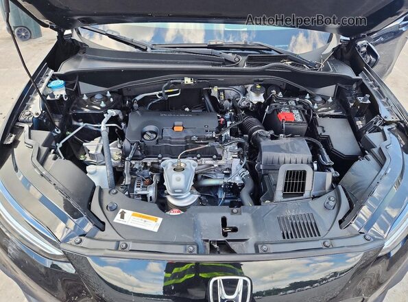 3CZRZ1H56SM704782 2025 HONDA HR-V Black Engine compartment view