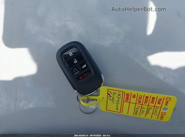 3CZRZ1H58SM747052 2025 HONDA HR-V Серый Вид панели приборов