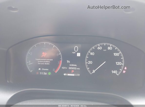 3CZRZ1H58SM747052 2025 HONDA HR-V Серый Вид задних сидений