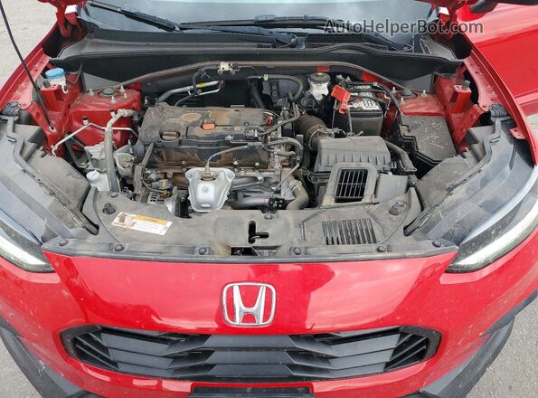 3CZRZ1H59PM720594 2023 HONDA HR-V Red Engine compartment view