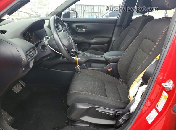 3CZRZ1H59PM720594 2023 HONDA HR-V Red Front interior view