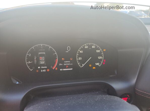 3CZRZ1H59RM715754 2024 HONDA HR-V White Вид щитка приладів
