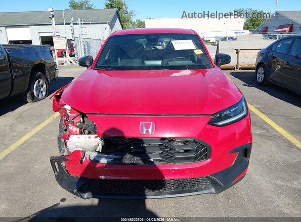 3CZRZ1H5XSM739938 2025 HONDA HR-V Red Սարքավորումների վահանակի տեսք