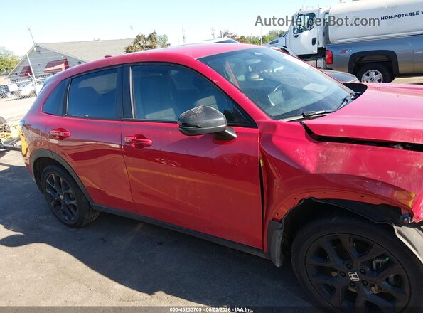 3CZRZ1H5XSM739938 2025 HONDA HR-V Red Սալոնի հետևի տեսք
