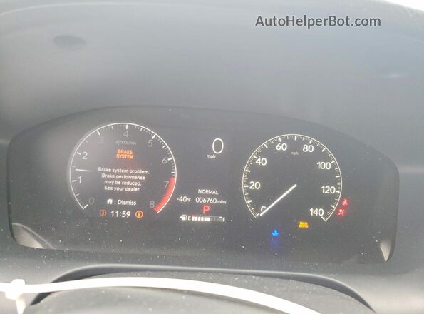 3CZRZ1H70TM728739 2026 HONDA HR-V Gray Instrument cluster view