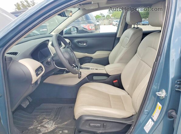 3CZRZ1H71RM757398 2024 HONDA HR-V Синий Вид салона спереди