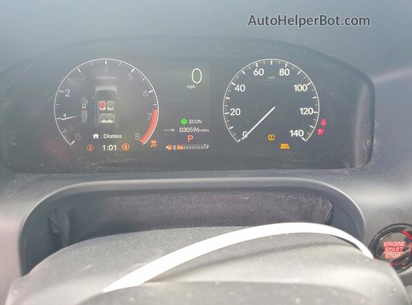 3CZRZ1H71RM757398 2024 HONDA HR-V Синий Вид щитка приборов
