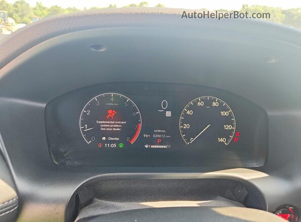 3CZRZ1H73RM745012 2024 HONDA HR-V Gray Vista del cuadro de instrumentos