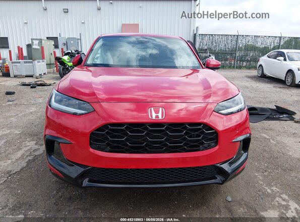 3CZRZ1H75PM727267 2023 HONDA HR-V Red Սարքավորումների վահանակի տեսք