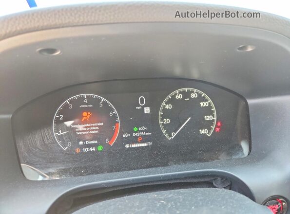 3CZRZ1H77RM737396 2024 HONDA HR-V Silver Instrument cluster view