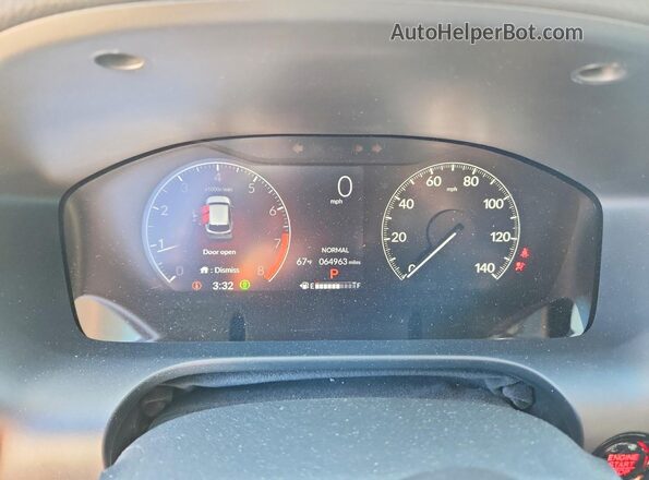 3CZRZ1H78RM710613 2024 HONDA HR-V Белый Вид щитка приборов