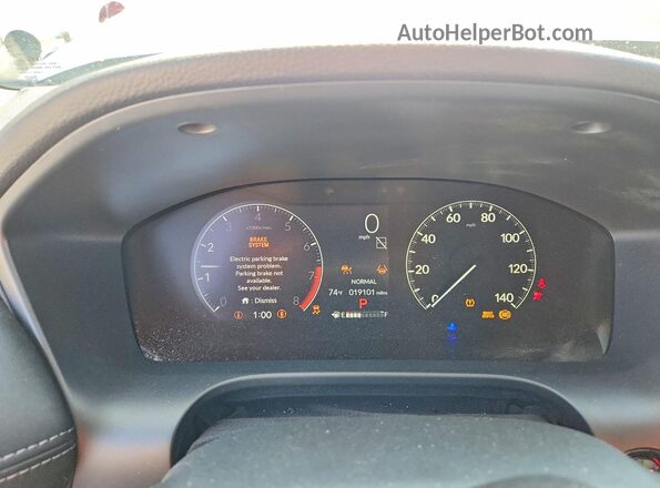 3CZRZ1H78TM704303 2026 HONDA HR-V Синий Вид щитка приборов