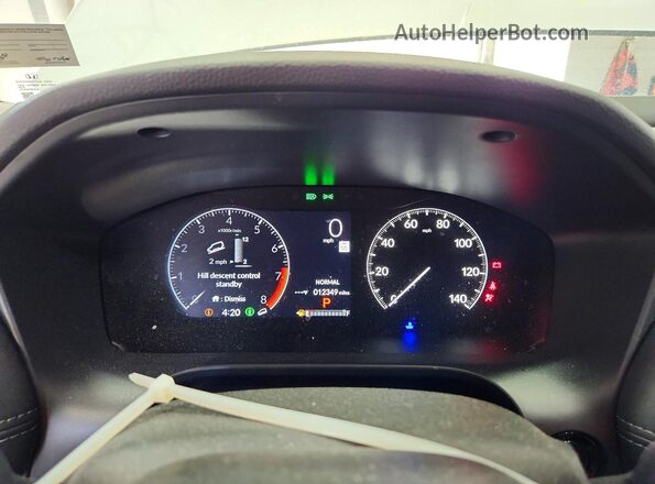3CZRZ1H78TM706276 2026 HONDA HR-V Белый Вид щитка приборов