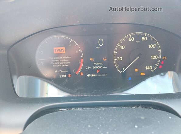 3CZRZ1H7XRM712427 2024 HONDA HR-V White Widok zestawu wskaźników