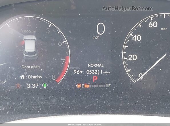 3CZRZ2H31SM751223 2025 HONDA HR-V Белый 