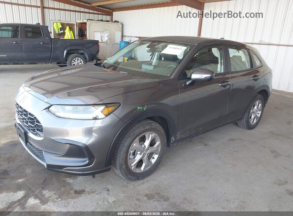 3CZRZ2H32SM752400 2025 HONDA HR-V Gray Vista tres cuartos delantera izquierda