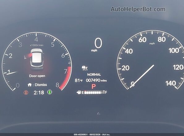 3CZRZ2H32SM752400 2025 HONDA HR-V Gray 