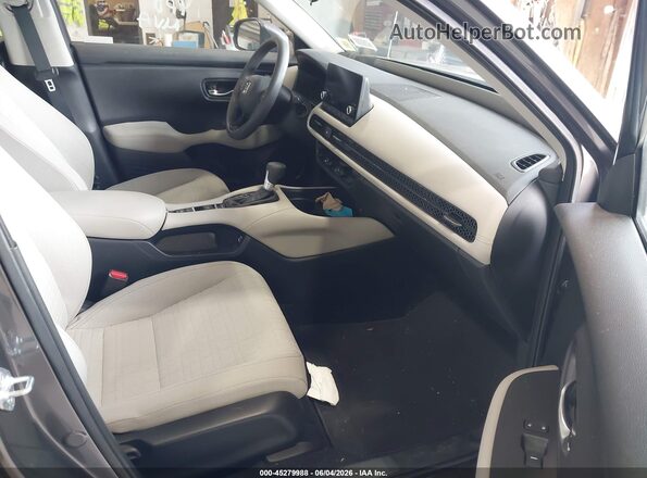 3CZRZ2H33PM727674 2023 HONDA HR-V Gray წინა სალონის ხედი