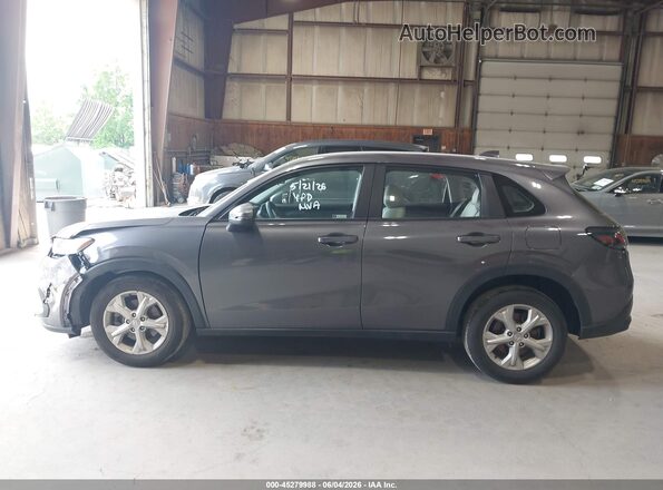 3CZRZ2H33PM727674 2023 HONDA HR-V Gray სალონის 360-გრადუსიანი ხედი