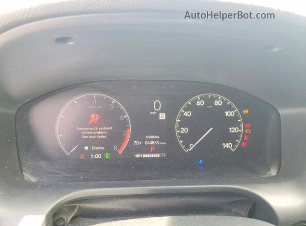 3CZRZ2H33PM732695 2023 HONDA HR-V White Instrument cluster view