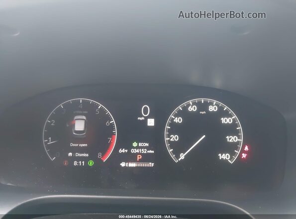 3CZRZ2H33PM735354 2023 HONDA HR-V Gray Widok tylnych siedzeń
