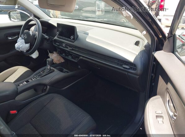 3CZRZ2H33RM782077 2024 HONDA HR-V Black Widok wnętrza z przodu