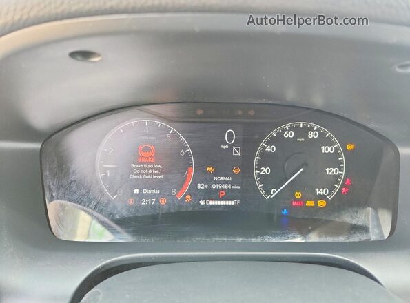 3CZRZ2H34PM744760 2023 HONDA HR-V Серый Вид щитка приборов