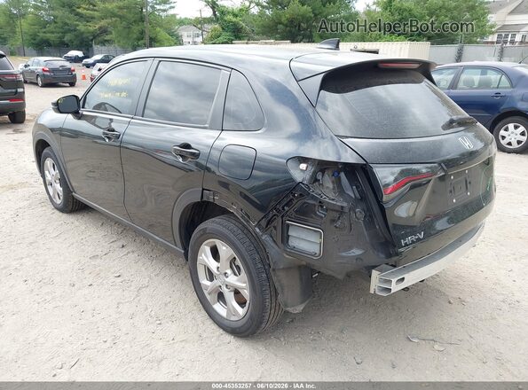 3CZRZ2H35SM733629 2025 HONDA HR-V Black უკანა მარცხენა